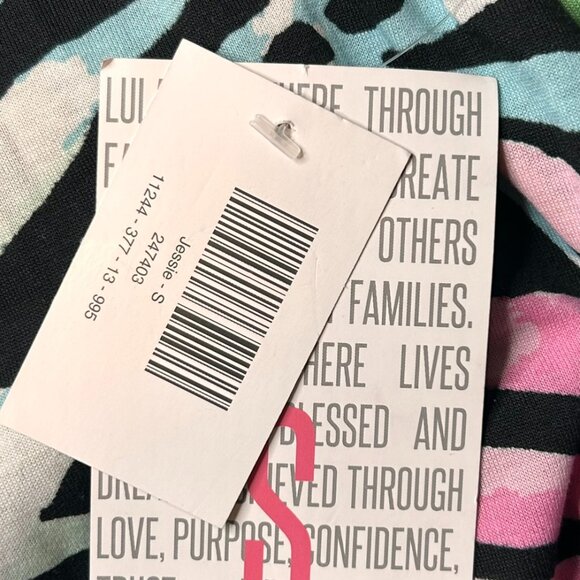 LuLaRoe A Line Multi Color Dress NWT Size Small - Picture 9 of 9